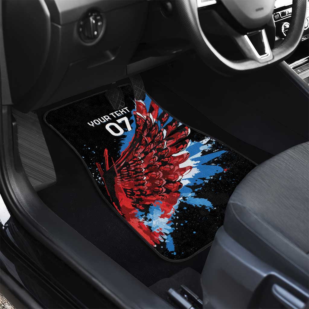 Afro-Antigua and Barbuda Cricket Car Mats Falcons Wings - Take Off - African Pride