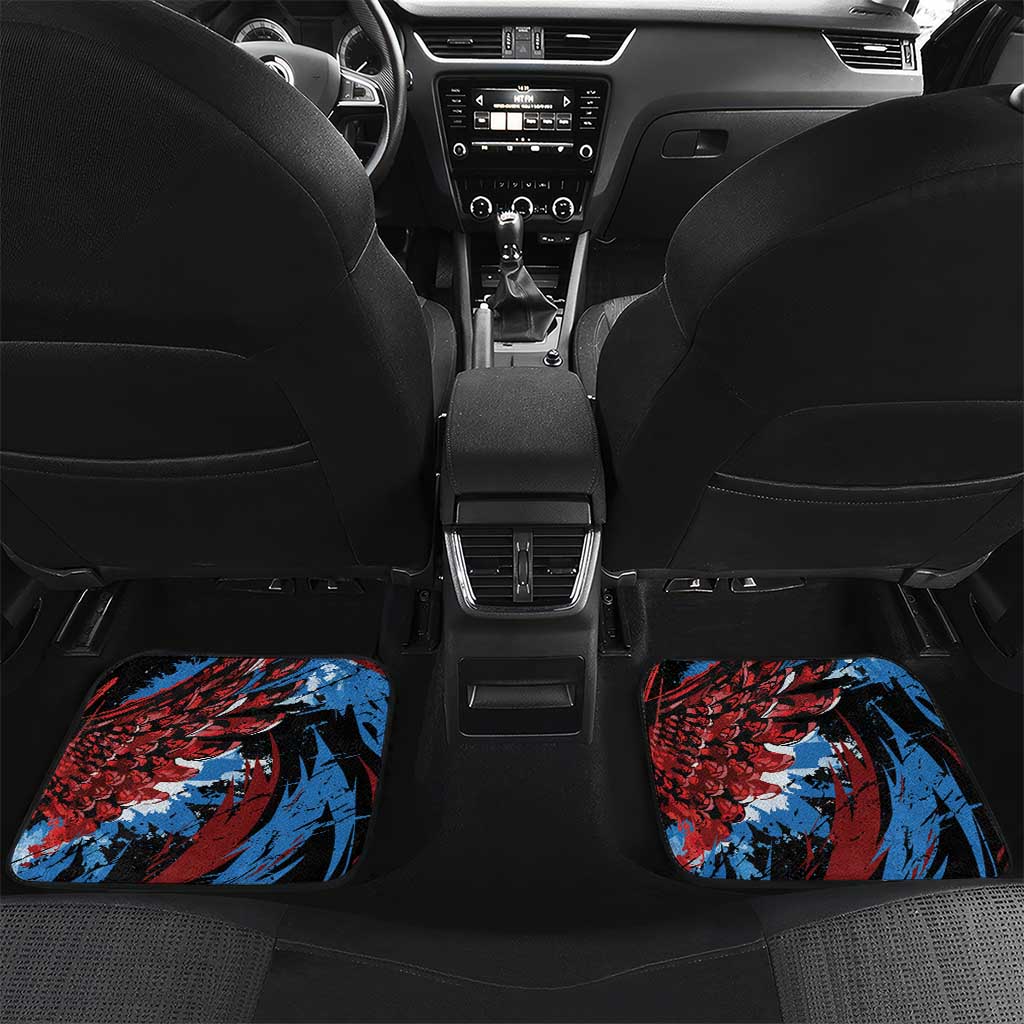 Afro-Antigua and Barbuda Cricket Car Mats Falcons Wings - Take Off - African Pride