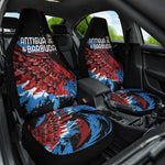 Afro-Antigua and Barbuda Cricket Car Seat Cover Falcons Wings - Take Off - African Pride