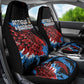 Afro-Antigua and Barbuda Cricket Car Seat Cover Falcons Wings - Take Off - African Pride