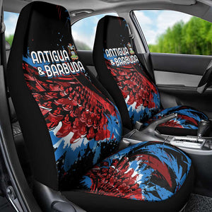 Afro-Antigua and Barbuda Cricket Car Seat Cover Falcons Wings - Take Off - African Pride