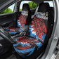 Afro-Antigua and Barbuda Cricket Car Seat Cover Falcons Wings - Take Off - African Pride
