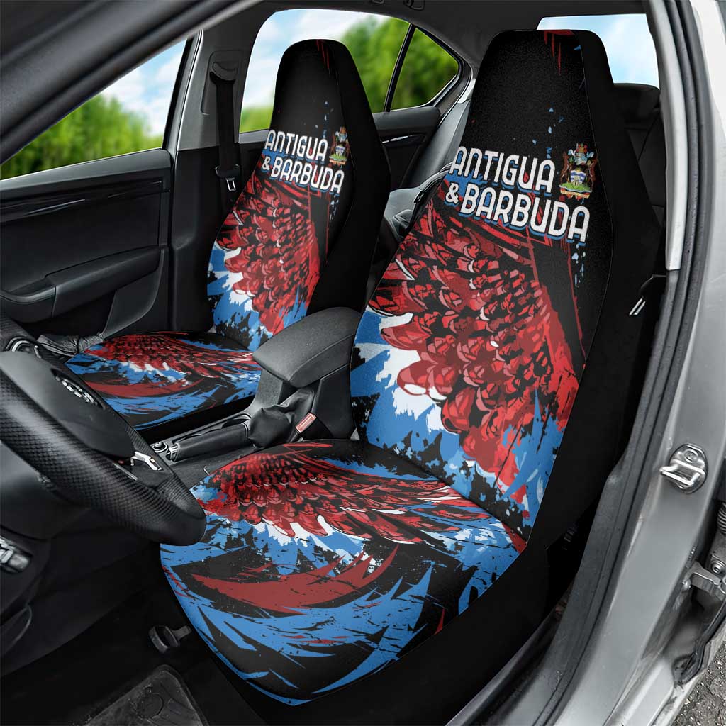 Afro-Antigua and Barbuda Cricket Car Seat Cover Falcons Wings - Take Off - African Pride
