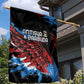 Afro-Antigua and Barbuda Cricket Garden Flag Falcons Wings - Take Off - African Pride