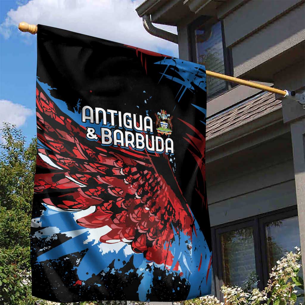 Afro-Antigua and Barbuda Cricket Garden Flag Falcons Wings - Take Off - African Pride