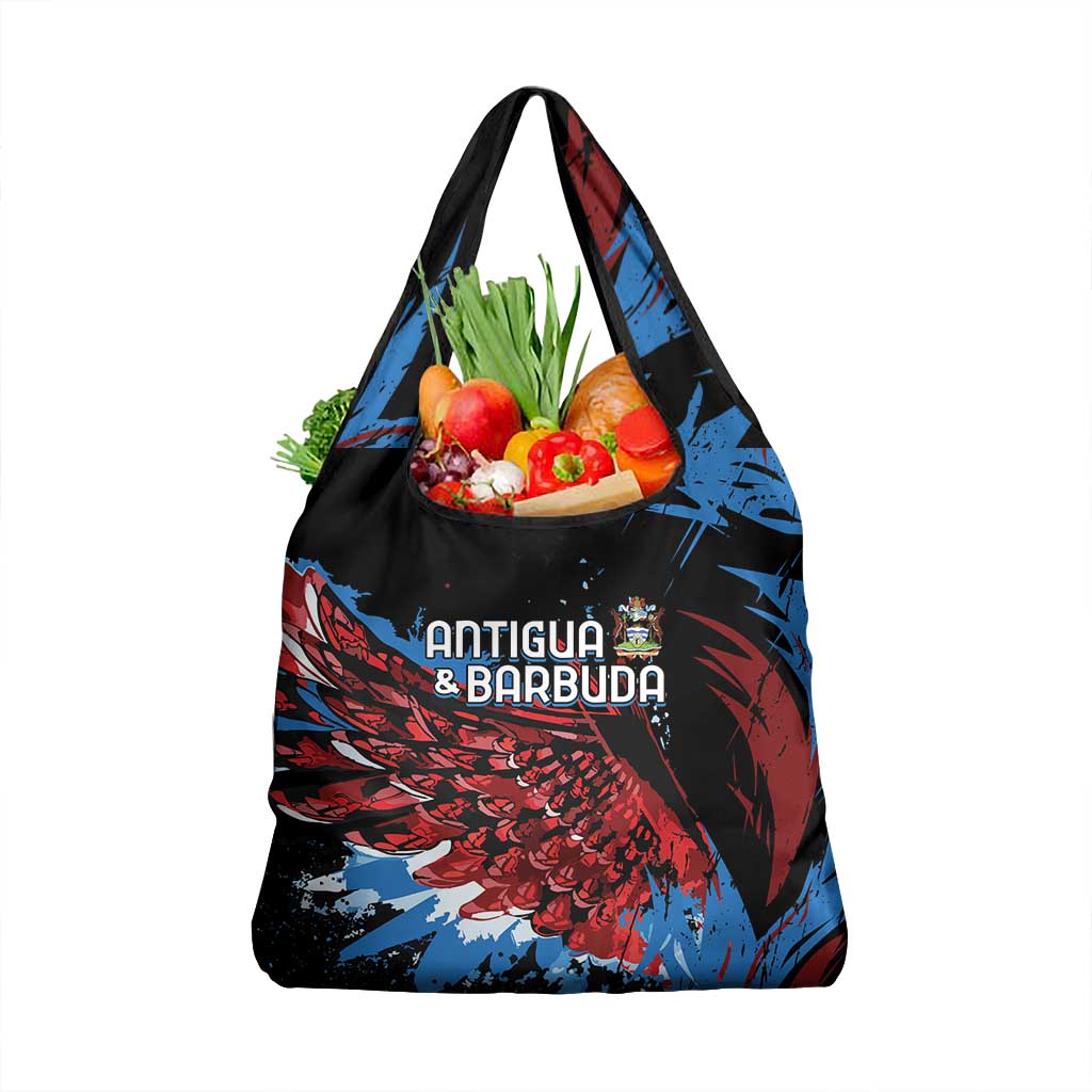 Afro-Antigua and Barbuda Cricket Grocery Bag Falcons Wings - Take Off - African Pride