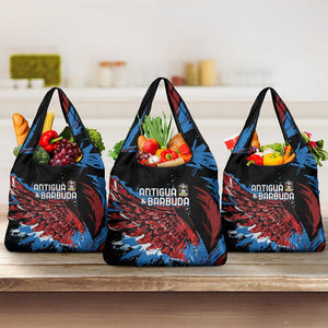 Afro-Antigua and Barbuda Cricket Grocery Bag Falcons Wings - Take Off - African Pride