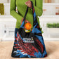 Afro-Antigua and Barbuda Cricket Grocery Bag Falcons Wings - Take Off - African Pride