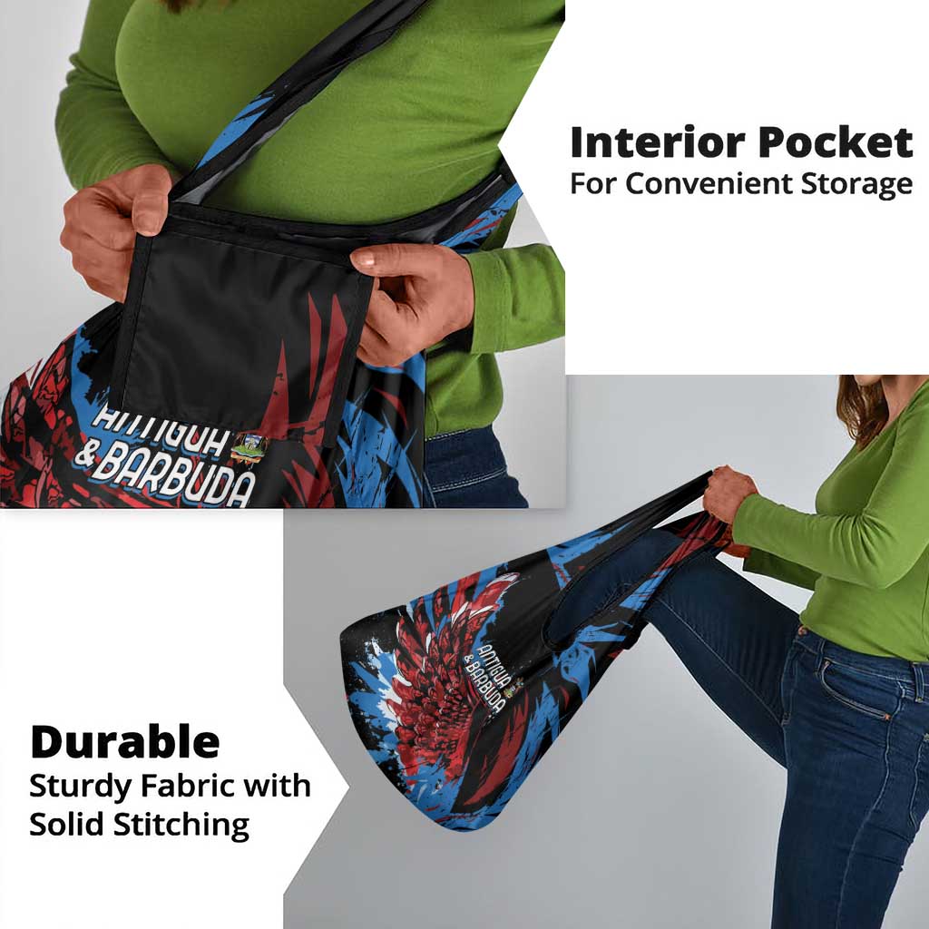 Afro-Antigua and Barbuda Cricket Grocery Bag Falcons Wings - Take Off - African Pride