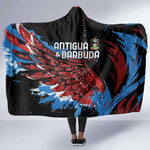 Afro-Antigua and Barbuda Cricket Hooded Blanket Falcons Wings - Take Off - African Pride