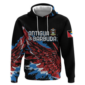 Afro-Antigua and Barbuda Cricket Custom Hoodie Falcons Wings - Take Off - African Pride