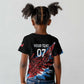 Afro-Antigua and Barbuda Cricket Custom Kid T shirt Falcons Wings - Take Off - African Pride