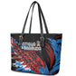 Afro-Antigua and Barbuda Cricket Leather Tote Bag Falcons Wings - Take Off - African Pride