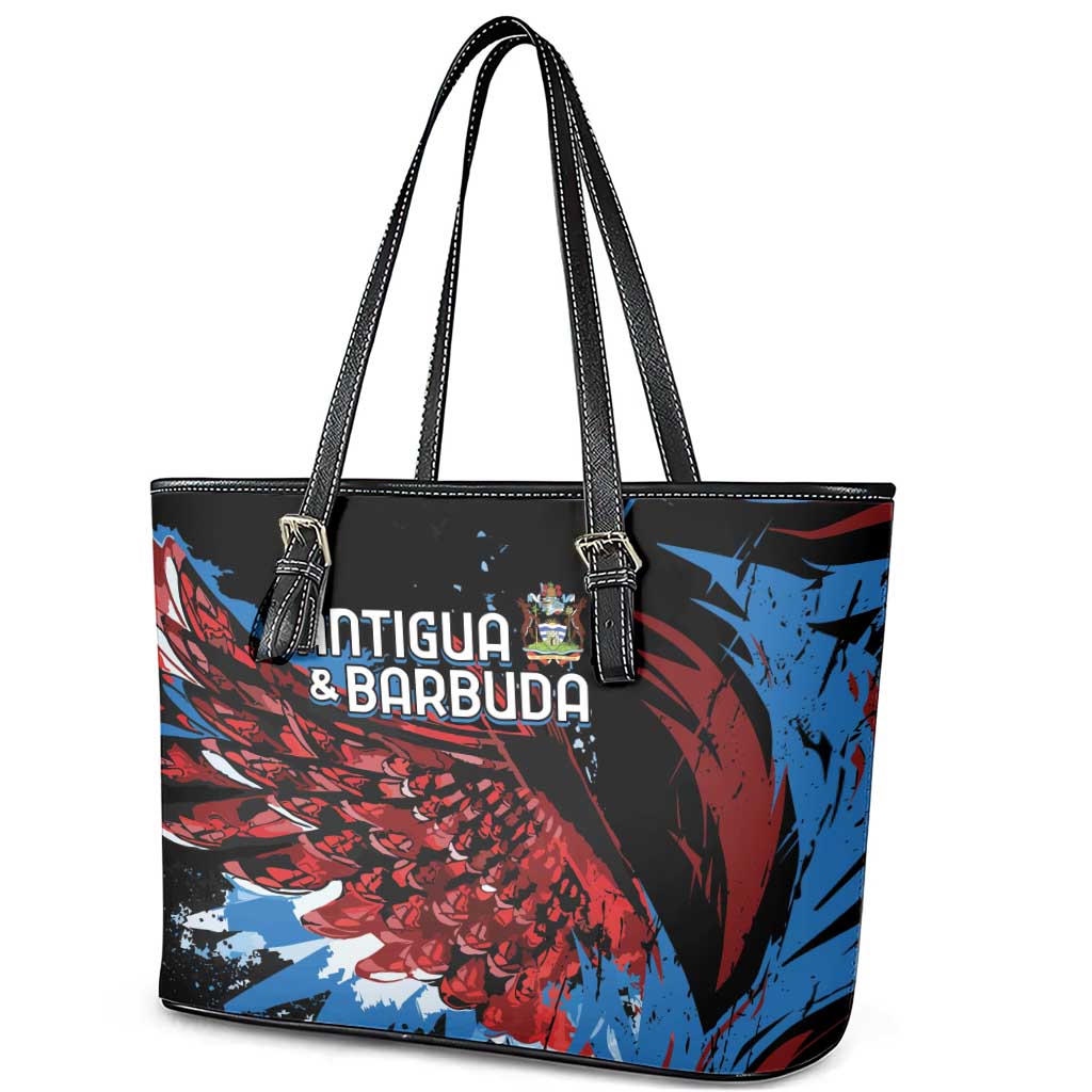 Afro-Antigua and Barbuda Cricket Leather Tote Bag Falcons Wings - Take Off - African Pride