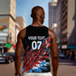 Afro-Antigua and Barbuda Cricket Custom Men Tank Top Falcons Wings - Take Off - African Pride