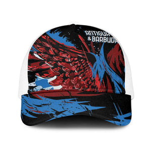 Antigua and Barbuda Cricket Mesh Trucker Cap Falcons Wings - Take Off - African Pride