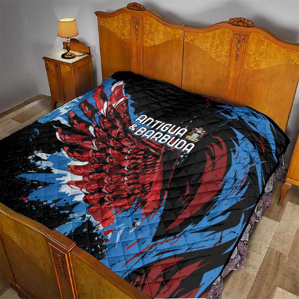 Afro-Antigua and Barbuda Cricket Quilt Falcons Wings - Take Off - African Pride