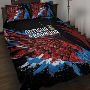 Afro-Antigua and Barbuda Cricket Quilt Bed Set Falcons Wings - Take Off - African Pride