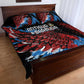 Afro-Antigua and Barbuda Cricket Quilt Bed Set Falcons Wings - Take Off - African Pride