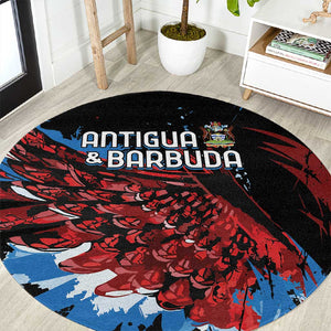 Afro-Antigua and Barbuda Cricket Round Carpet Falcons Wings - Take Off - African Pride