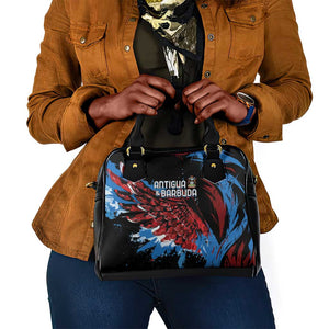Afro-Antigua and Barbuda Cricket Shoulder Handbag Falcons Wings - Take Off - African Pride