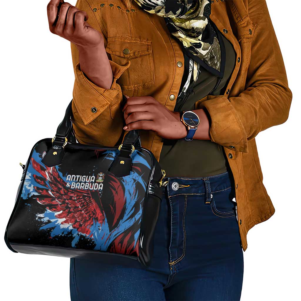 Afro-Antigua and Barbuda Cricket Shoulder Handbag Falcons Wings - Take Off - African Pride