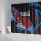Afro-Antigua and Barbuda Cricket Shower Curtain Falcons Wings - Take Off - African Pride