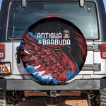 Afro-Antigua and Barbuda Cricket Spare Tire Cover Falcons Wings - Take Off - African Pride