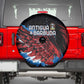 Afro-Antigua and Barbuda Cricket Spare Tire Cover Falcons Wings - Take Off - African Pride