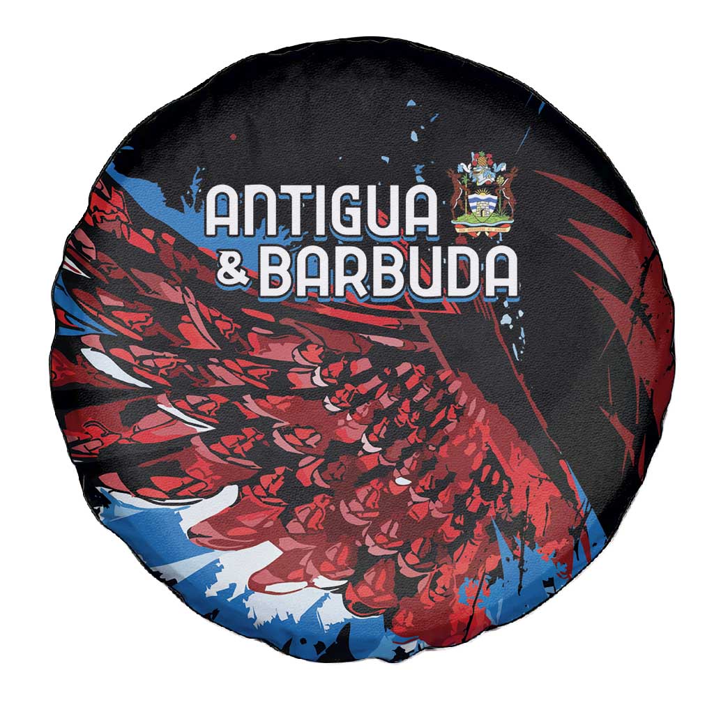 Afro-Antigua and Barbuda Cricket Spare Tire Cover Falcons Wings - Take Off - African Pride