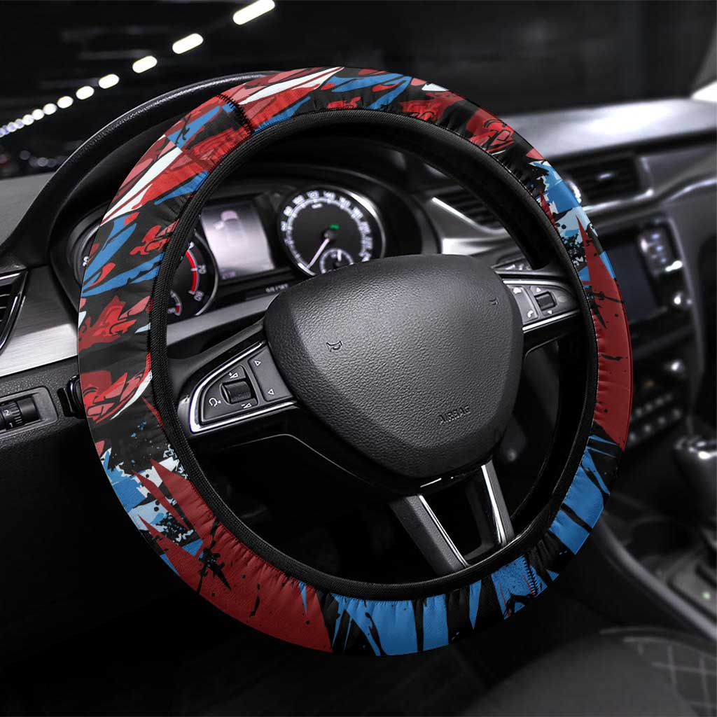 Afro-Antigua and Barbuda Cricket Steering Wheel Cover Falcons Wings - Take Off - African Pride
