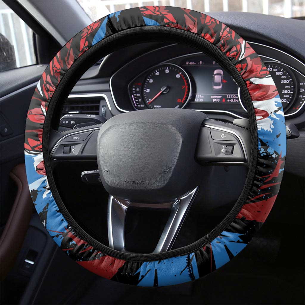 Afro-Antigua and Barbuda Cricket Steering Wheel Cover Falcons Wings - Take Off - African Pride