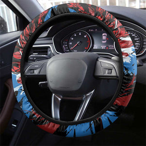 Afro-Antigua and Barbuda Cricket Steering Wheel Cover Falcons Wings - Take Off - African Pride