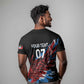 Afro-Antigua and Barbuda Cricket Custom T shirt Falcons Wings - Take Off - African Pride