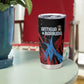 Afro-Antigua and Barbuda Cricket Custom Tumbler Cup Falcons Wings - Take Off - African Pride