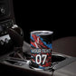 Afro-Antigua and Barbuda Cricket Custom Tumbler Cup Falcons Wings - Take Off - African Pride