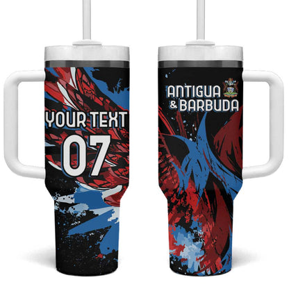 Afro-Antigua and Barbuda Cricket Custom Tumbler With Handle Falcons Wings - Take Off - African Pride
