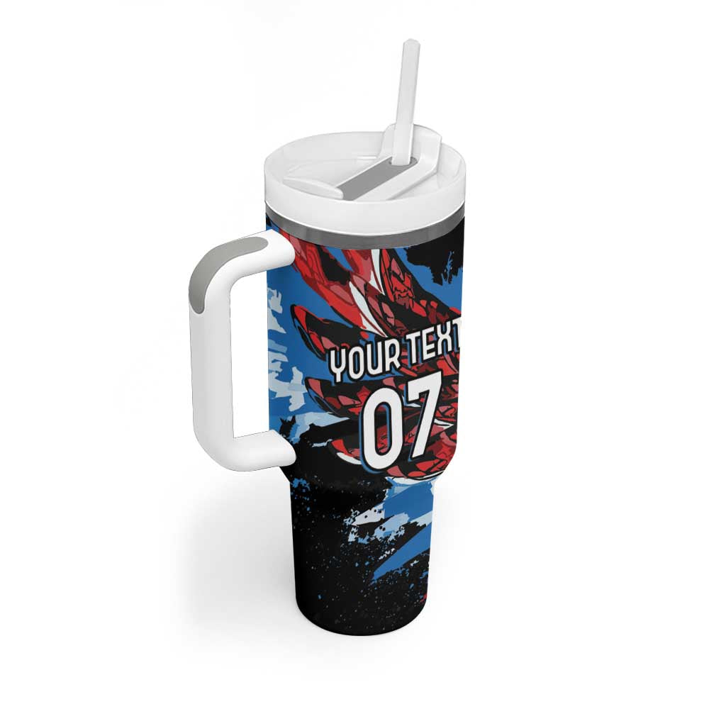 Afro-Antigua and Barbuda Cricket Custom Tumbler With Handle Falcons Wings - Take Off - African Pride