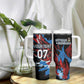 Afro-Antigua and Barbuda Cricket Custom Tumbler With Handle Falcons Wings - Take Off - African Pride