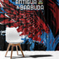 Afro-Antigua and Barbuda Cricket Window Curtain Falcons Wings - Take Off - African Pride