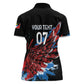 Afro-Antigua and Barbuda Cricket Custom Women Polo Shirt Falcons Wings - Take Off - African Pride