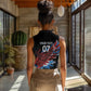 Afro-Antigua and Barbuda Cricket Custom Women Sleeveless Polo Shirt Falcons Wings - Take Off - African Pride