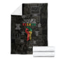 Juneteenth Black History Blanket Inspirational Quotes Collage