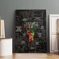 Juneteenth Black History Canvas Wall Art Inspirational Quotes Collage