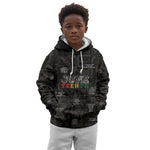 Juneteenth Black History Kid Hoodie Inspirational Quotes Collage