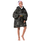 Juneteenth Black History Kid Wearable Blanket Hoodie Inspirational Quotes Collage