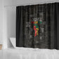 Juneteenth Black History Shower Curtain Inspirational Quotes Collage