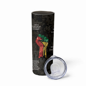 Juneteenth Black History Skinny Tumbler Inspirational Quotes Collage