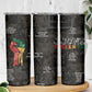 Juneteenth Black History Skinny Tumbler Inspirational Quotes Collage