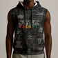 Juneteenth Black History Sleeveless Hoodie Inspirational Quotes Collage